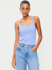 Pointelle Cami Tank Top - Flax Flower