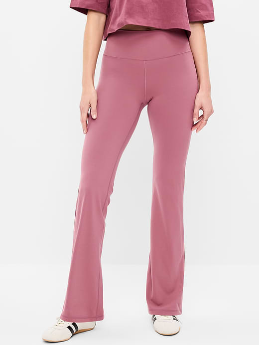High-Waisted StudioSmooth Flare Leggings - Rosette