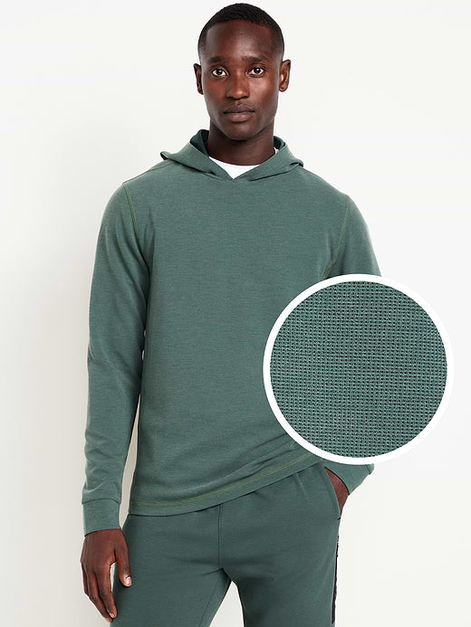 Recharge Knit Waffle Pullover Hoodie - Lakeshore