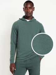 Recharge Knit Waffle Pullover Hoodie - Lakeshore
