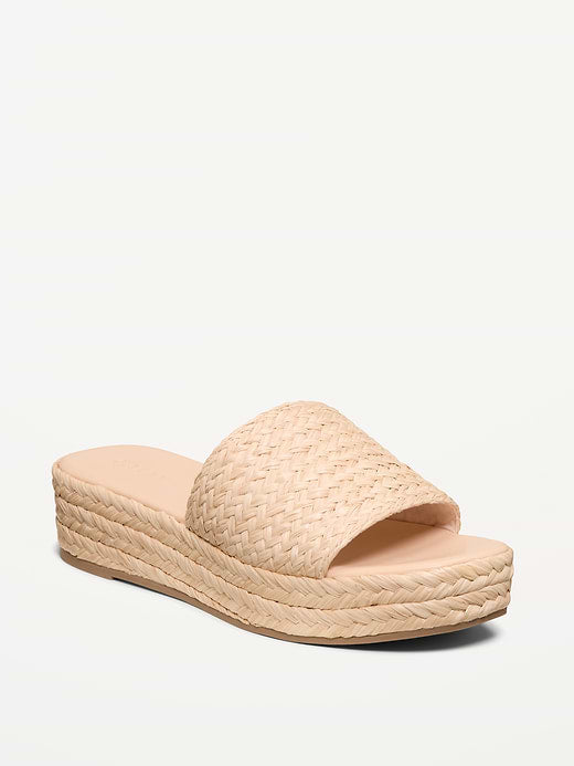 Platform Espadrille Sandals - Totally Natural