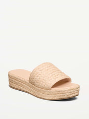 Platform Espadrille Sandals - Totally Natural