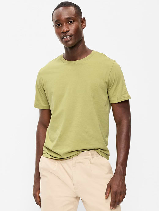 Crew-Neck T-Shirt - Bay Leaf
