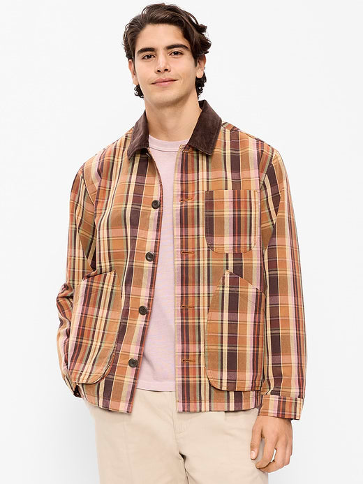 Loose Canvas Workwear Jacket - Folk Craft