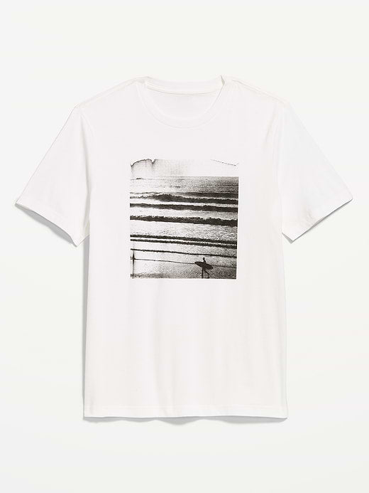 Graphic T-Shirt - Black/White Surf