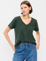 EveryWear V-Neck T-Shirt - Dark Bottle