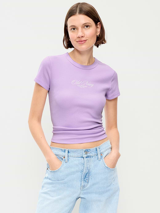 Logo-Graphic Snug T-Shirt - Fresh Lilac