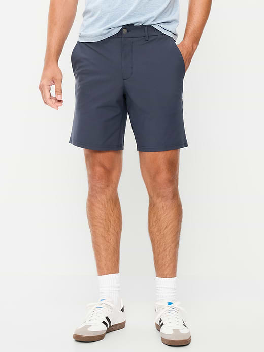 Tech Hybrid Chino Shorts -- 8-inch inseam - Classic Navy