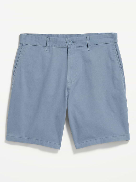 Slim Built-In Flex Rotation Chino Shorts -- 5-inch inseam - Moonlight Ocean