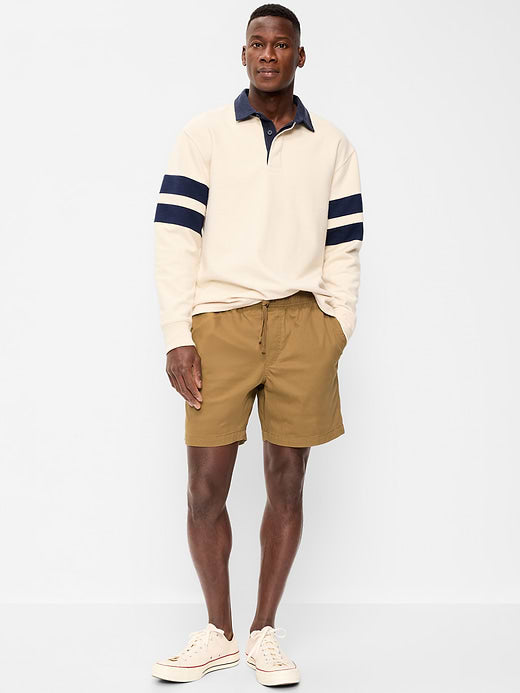 Twill Jogger Shorts -- 7-inch inseam - Doe A Deer