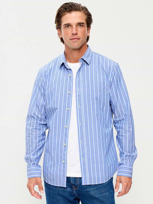 Slim Fit Printed Everyday Shirt - Blue