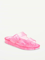 Jelly Slides for Women - Light Pink