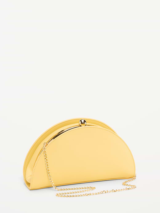 The Occasion by Old Navy Half-Moon Clutch - Sunbeam