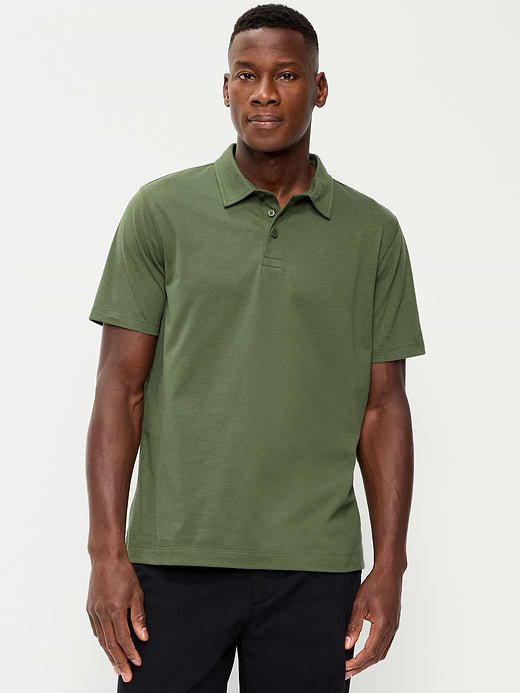 Classic Fit Jersey Polo - Matcha Green
