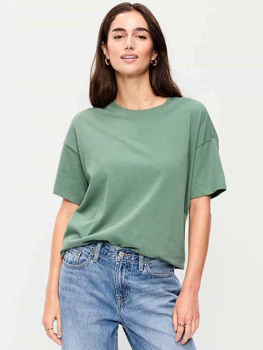 Vintage Crew-Neck T-Shirt - Dried Herb