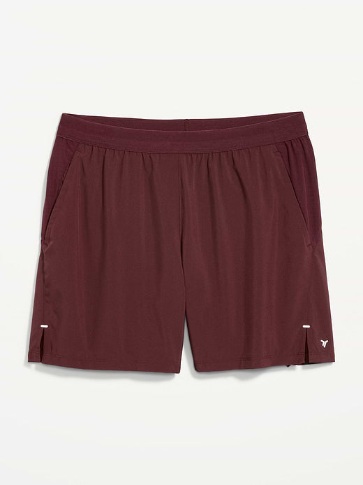 Performance Vent Run Shorts -- 5-inch inseam - Dark Sepia