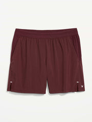 Performance Vent Run Shorts -- 5-inch inseam - Dark Sepia