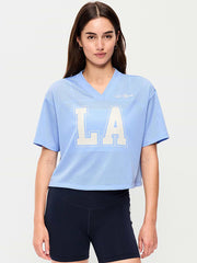 Mesh Jersey Football Top - Peri Heir