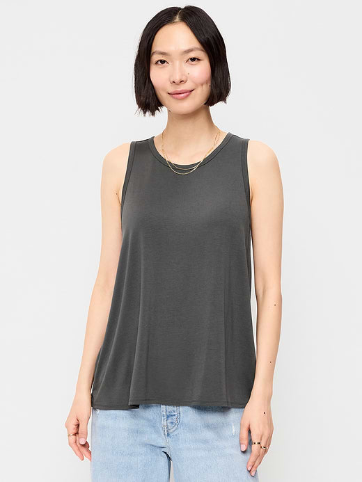 Luxe Sleeveless Top - Panther
