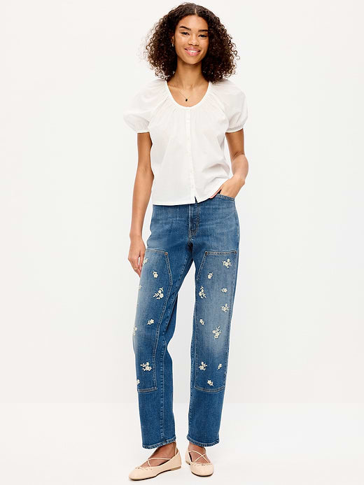 High-Waisted OG Loose Jeans - Xena