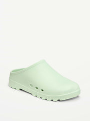 Mule Clogs for Women - Pale Pistachio