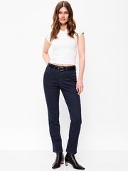 High-Waisted Slim Jeans - Rinse