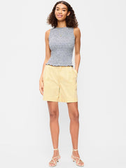 High-Waisted OGC Chino Shorts -- 4-inch inseam - Cool Almond