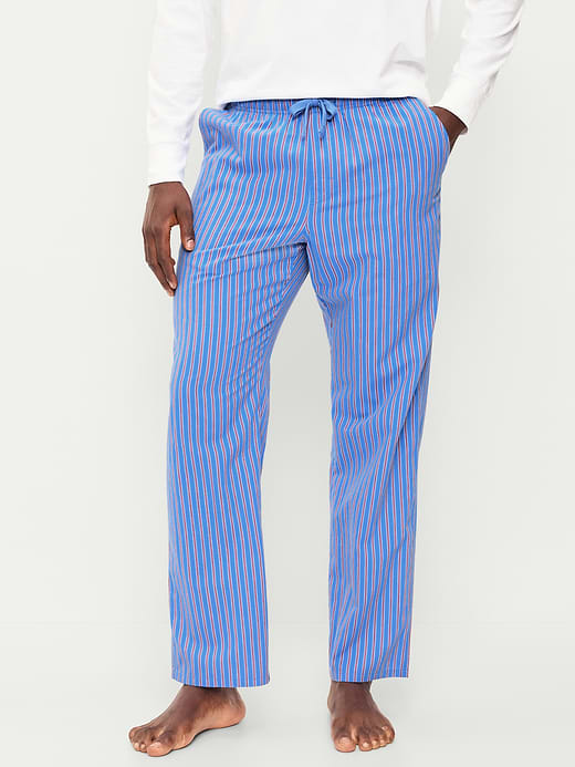 Poplin Pajama Pant - Red/White/Blue