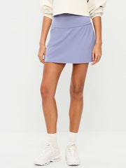 Extra High-Waisted StudioSmooth Skort - Lunar Path