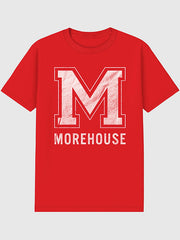 Morehouse College Logo Graphic T-Shirt for Men - Red