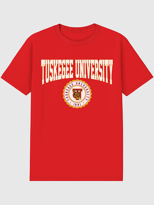 Tuskegee University Collegiate Graphic T-Shirt for Men - Red