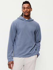 Recharge Knit Waffle Pullover Hoodie - Wintry Waters