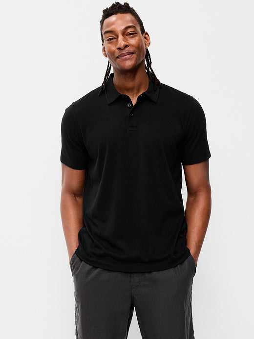 Classic Fit Jersey Polo - BlackJack