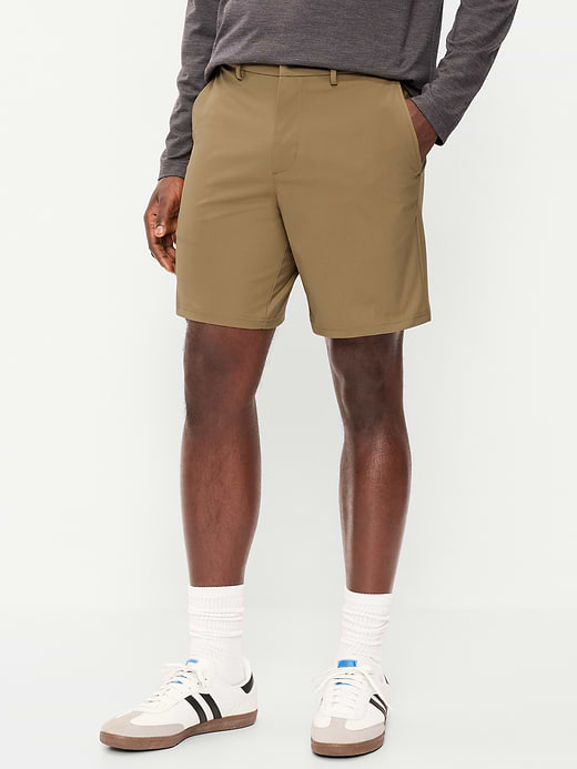 Tech Hybrid Chino Shorts -- 8-inch inseam - Kicking Up Dust