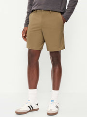 Tech Hybrid Chino Shorts -- 8-inch inseam - Kicking Up Dust