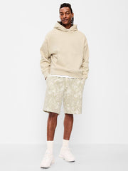 Baggy Fleece Sweat Shorts -- 10-inch inseam - White Trees