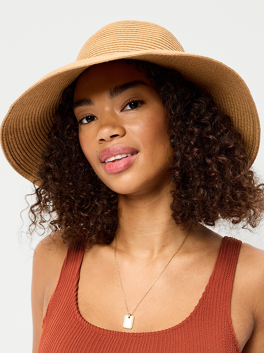 Straw Sun Hat for Women - Neutral