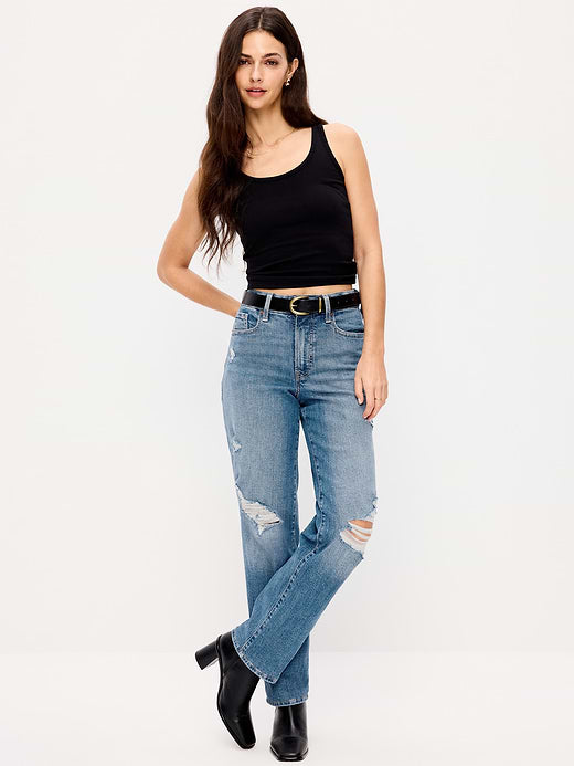 High-Waisted OG Loose Jeans - Tessa