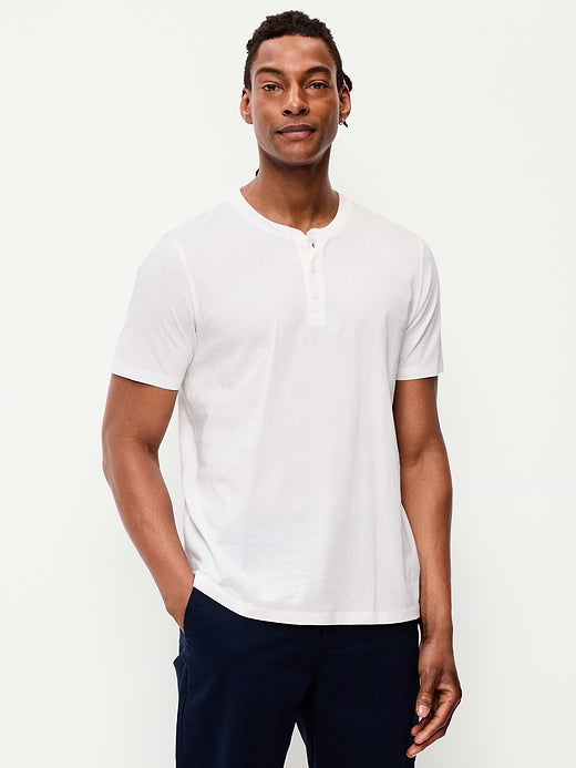 Henley T-Shirt - Calla Lilies