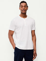 Henley T-Shirt - Calla Lilies