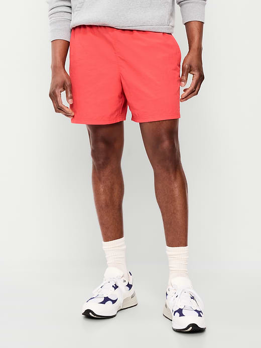 Active Shorts -- 5-inch inseam - Red Lory