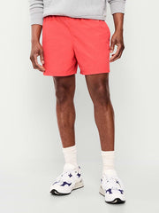 Active Shorts -- 5-inch inseam - Red Lory