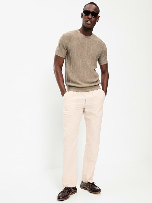 Relaxed Sweater T-Shirt - Heather Oatmeal