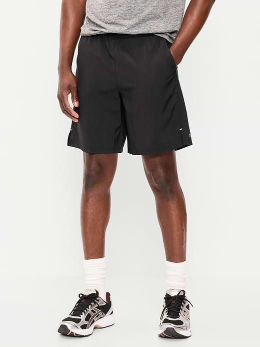 Performance Vent Run Shorts -- 7-inch inseam - Black Jack