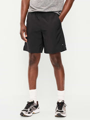 Performance Vent Run Shorts -- 7-inch inseam - Black Jack