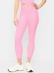 High-Waisted PowerSoft Crop Pocket Leggings - Sweet Sixteen
