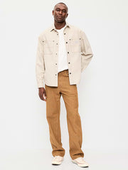 90s Loose Double-Knee Carpenter Jeans - Light Brown