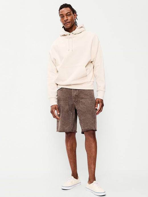 Baggy Carpenter Shorts-- 10-inch inseam - Brown