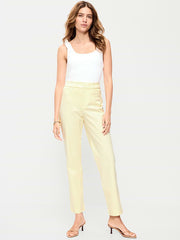 High-Waisted Pixie Straight Pants - Celestine