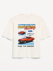 Ford Mustang™ Cropped T-Shirt - Sea Salt